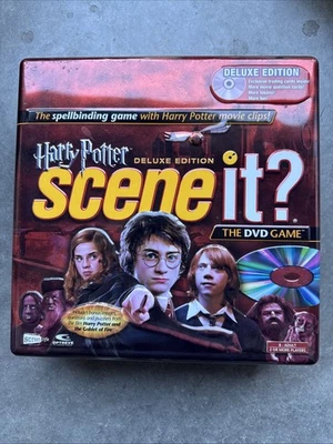 Scene it? Harry Potter Deluxe Edition DVD Game COMPLETE w/ Trading Cards - Image 1 of 4