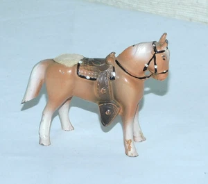 Die Cast Vintage Pferd Figur Washington DC Souvenir Japan hellbraun Palomino Metall - Bild 1 von 10