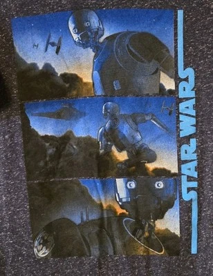 Star Wars Boys 2XL 18  T-Shirt Blue Short Sleeve NWT Shirt  - Image 1 of 4