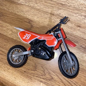 mxs plastic toy motorcross motor bike #39 Orange White Black Dirt bike - Picture 1 of 5