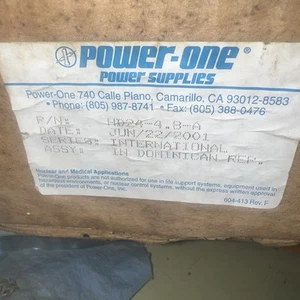 Alimentatore Power-One HD24-4.8-A serie internazionale - Foto 1 di 9