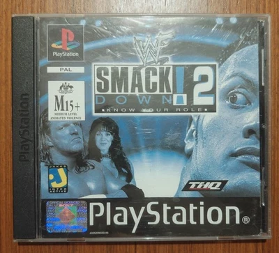 WWF SmackDown! 2 Know Your Role | PlayStation 1 (PS1) |AUS PAL Region | w/Manual - image 1 of 3