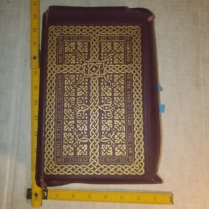 VTG 1951 Holy Trinity Edition of the Catholic Bible Indexed Pope Pius Vii - Bild 1 von 14