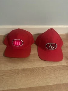 Lightwear Herren 2 Snapback Mütze rot bestickt IU Hoosiers Logo beleuchtet funktioniert! - Bild 1 von 5