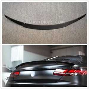 Carbon Fibre Spoiler Wing Lip For Mercedes S W217 C217 S63 AMG Coupe - Picture 1 of 7