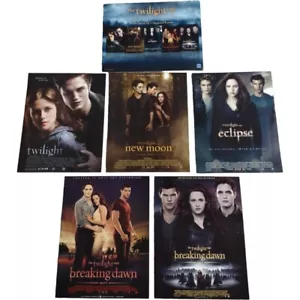 The Twilight Saga Official Mini Theatrical Poster Set Of Five Collectibles Nwot - Picture 1 of 12