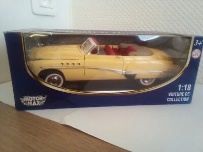 Motormax 1949 Buick Roadmaster 1/18 échelle scale 1:18 die cast métal neuf new - Photo 1/4