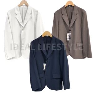 UNIQLO :C AirSense Jacket S-XXL Off White/Dark Brown/Navy Men 475404 NWT - Picture 1 of 13