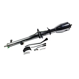 Columna de dirección inclinable universal 35" cambio automático sin llave y adaptador de rueda cromado - Imagen 1 de 5