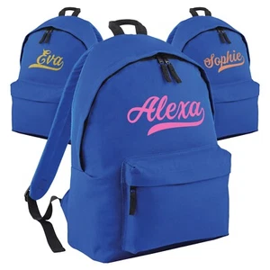 Zaino scuola personalizzato in brillante reale per bambini o bambini ritorno a scuola - Foto 1 di 6