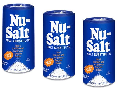 Nu-Salt Salt Substitute (Sodum Free), 3 Oz. - Pack of 3 - Image 1 of 4