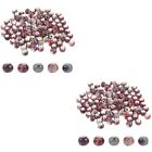 200 Pcs Ceramic Loose Beads For Diy Hair Accessory Necklace