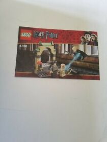 Harry Potter #4736 - Lego - Manuals Only - about 8" x 8.5" - Lego Manual