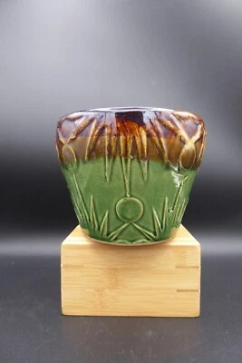 Roseville Robinson Ransbottom Sun And Moon Planter Jardiniere Vintage BOHO! - Image 1 of 4