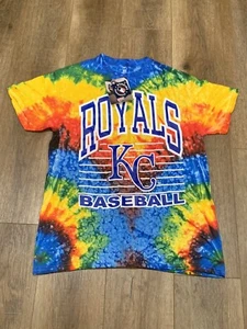 NWT Kansas City Royals Tie Dye T Shirt Mens Size Medium - Picture 1 of 4
