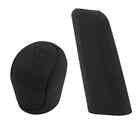Universal Car Gear Hand Shift Knob Cover Silicone+ Handbrake Non-Slip Protector