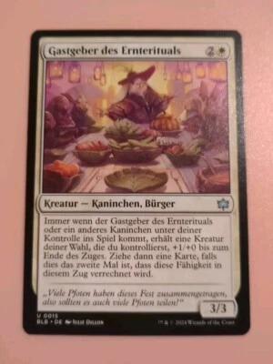 Magic MTG BLB Bloomburrow Gastgeber Des Ernterituals U 0015 Deutsch NM - Bild 1 von 2