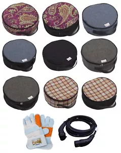 Electric Car Cable Bag & Gloves Optional EV Charger Wire Type 2 Plug Mode 3 - Picture 1 of 57