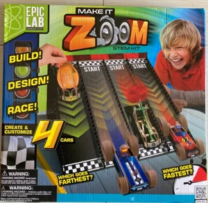 ArtSkills Epic Lab Make it Zoom STEM Kit with Model Racecars NEW - Picture 1 of 3