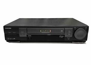 Toshiba VCR PLUS W-705 VHS + 4 Head HIFi Player Rec TESTED WORKS GREAT No Remote