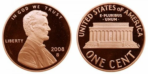 2008 P D S Proof & 2 Uncirculated Satin Finish In Cello Lincoln Cent 3 coin set Cover