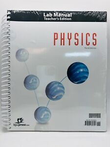 BJU Press Physics Grade 12 Lab Manual Teacher's Edition 3rd Edition~Brand New