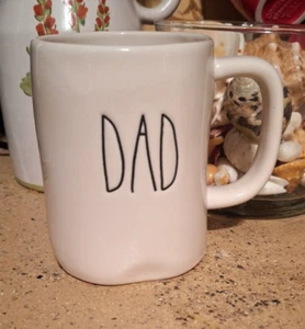 Rae Dunn DAD Mug White Artisan Collection By Magenta GUC - Picture 1 of 3