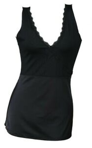Spanx Women's Narrow Lace Criss Cross Cami Black size M L XL 1X 2X 3X
