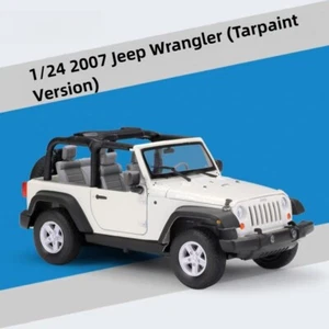 1:24 Scale 2007 Jeep Wrangler (Tarpaint Version) Car Model Toys Ornament GIFT - Picture 1 of 13