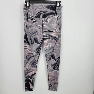 VSX Victoria's Secret Leggings Damen 8 schwarz pink bunt Marmor Activewear - Bild 1 von 6