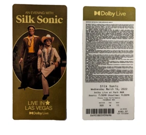 Silk Sonic Commemorative Ticket - Picture 1 of 1