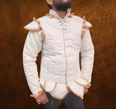 New Medieval Gambeson Full Sleeves , Gambeson Costume - Image 1 of 4
