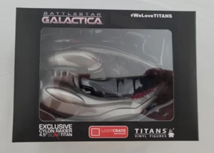 Battlestar Galactica Exclusive Cylon Raider 4.5" Scar Titans Vinyl Figur Geschenk - Bild 1 von 6