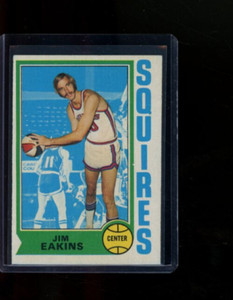 1974-75 Topps Virginia Spuires Basketball Card #258 Jim Eakins