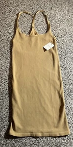NWT Free People Intimately FP Ribbed Racerback Neutral Shapewear Dress XS/Small - Picture 1 of 10