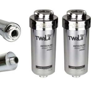 2x TWaLa Duschfilter Chrom Wasserfilter Kalk/Chlor Shower AWF-SWR-P-ANM-M - Bild 1 von 2