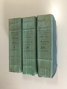 JACQUES-HENRI-BERNARDIN DE SAINT-PIERRE ÉTUDES DE LA NATURE DIDOT MEQUIGNON 1787 - Picture 1 of 12