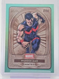 Tarjeta de bronce Wonder Man 2025 TOPPS Marvel como nueva lámina verde como nueva/75 SP - Imagen 1 de 2