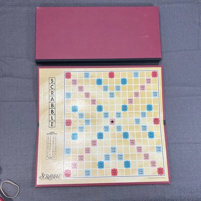 Lot of 5 Vintage Scrabble Game Boards 15.5"x15.5" Matte Finish - Image 1 of 3