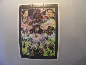 Lote de 1 hoja de recuerdo de estampillas de San Vicente 1997 Star Wars - Imagen 1 de 5