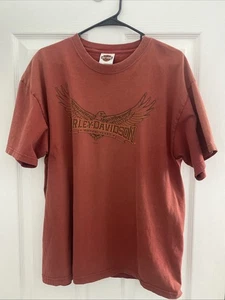Harley Davidson Ocala, Florida Maroon/Red T-Shirt Herren XL USA Made - Bild 1 von 4