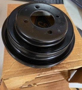 NOS Ford 1970-72 Ford Mustang Mach 1 351C 2 Row/ sheav Crankshaft Pulley in box - Picture 1 of 8