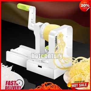 Foldable Hand Crank Grater with Extra Blade Box Vegetable Shredder with Handle - Picture 1 of 12