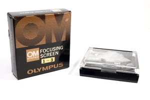 Olympus OM Focusing Screen 1-3, Clean in Original Box & Case - Picture 1 of 2