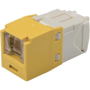 PANDUIT Cat6 Modular Jack with Shutter Yellow CJH688TGYL - Afbeelding 1 van 1