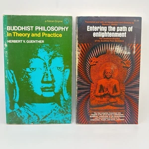 Lot 2 Buddhist Philosophy Books – Guenther 1972 Pelican / Matics 1970 Macmillan - Picture 1 of 14