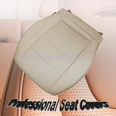 For 08-14 Mercedes Benz C250 C300 C350 Bottom Replacement Seat Cover Ivory - Image 1 of 4