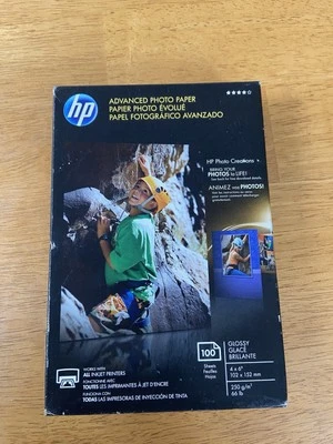 Hewlett Packard Q6638A 4 x 6 inch Glossy Printer Paper - 100 Sheets - Image 1 of 2
