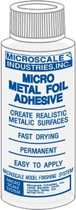 Microscale Model Railroad/Train Decal Micro Metal Foil Adhesive 1oz. Bottle(116) - Picture 1 of 1