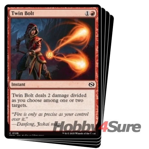 Twin Bolt X4 M/NM Magic: The Gathering MTG Tarkir: Dragonstorm - Image 1 of 1